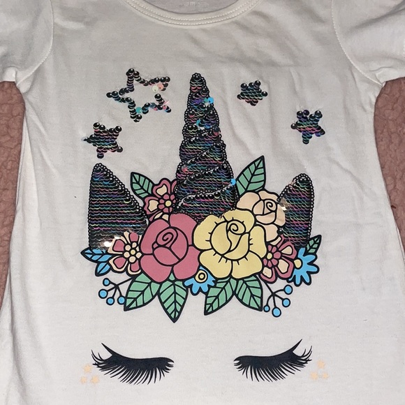 Girls Unicorn Bundle in size 3T. Shirts and legging pants - Picture 3 of 13